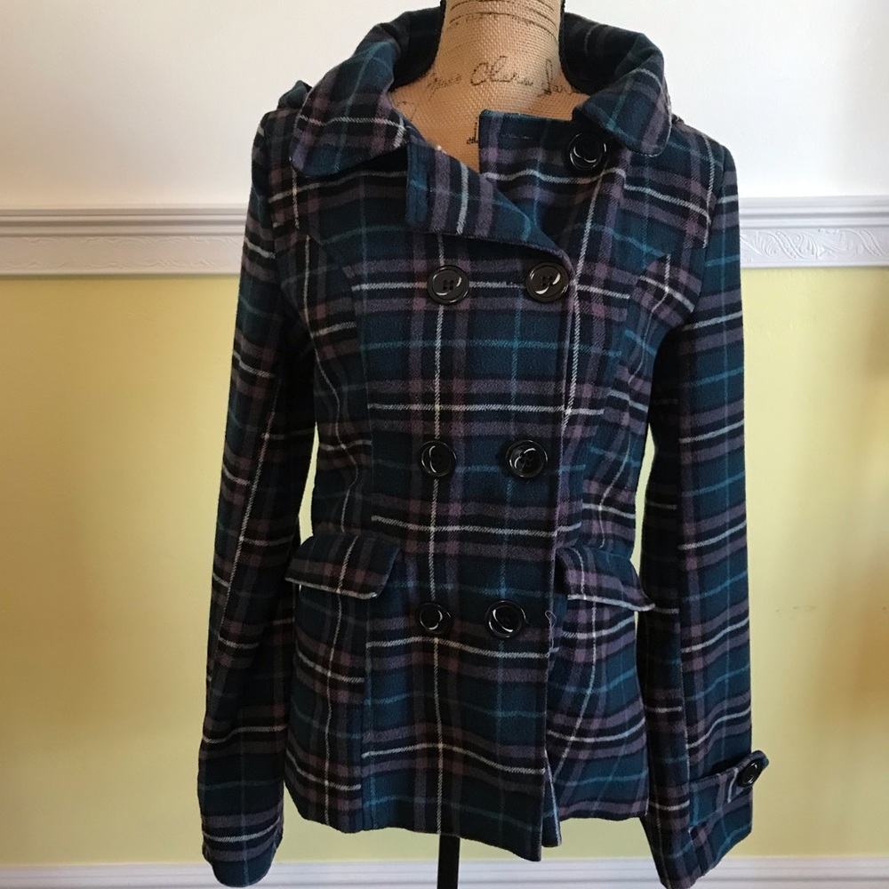 Full Tilt Plaid Jacket X-Large